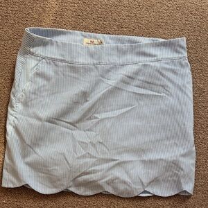 Vineyard Vines performance Striped Blue Women's Skort